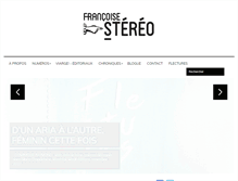 Tablet Screenshot of francoisestereo.com
